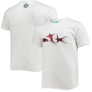 Adidas Bayern Munich Giovane Élber Hands-of-God Players T-Shirt White Size L New